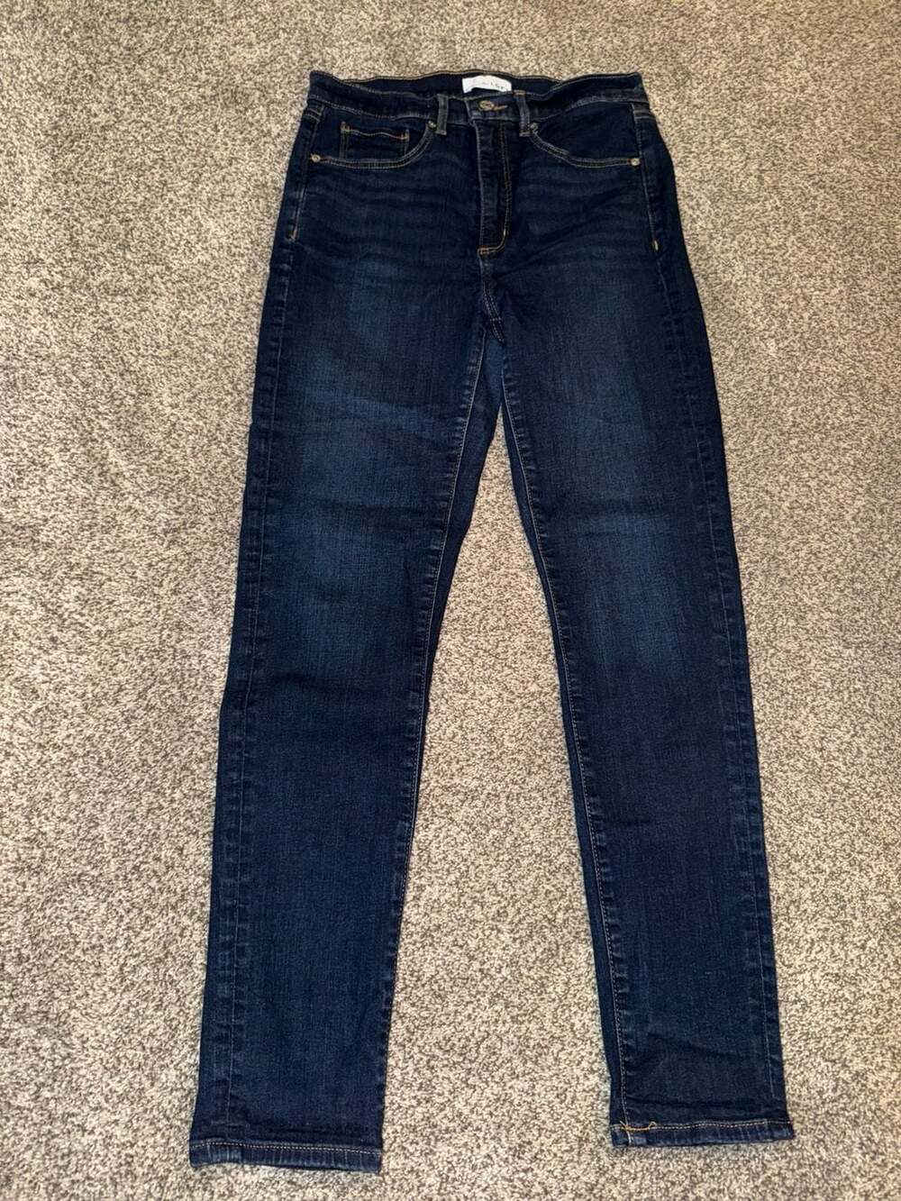 LOFT The Skinny Jeans Size 28/6 Dark Wash Denim